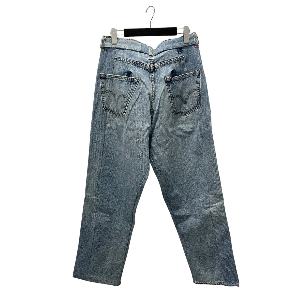 RECONSTRUCTED BELTED BUGGY DENIMデニムパンツSAU 33 DE601