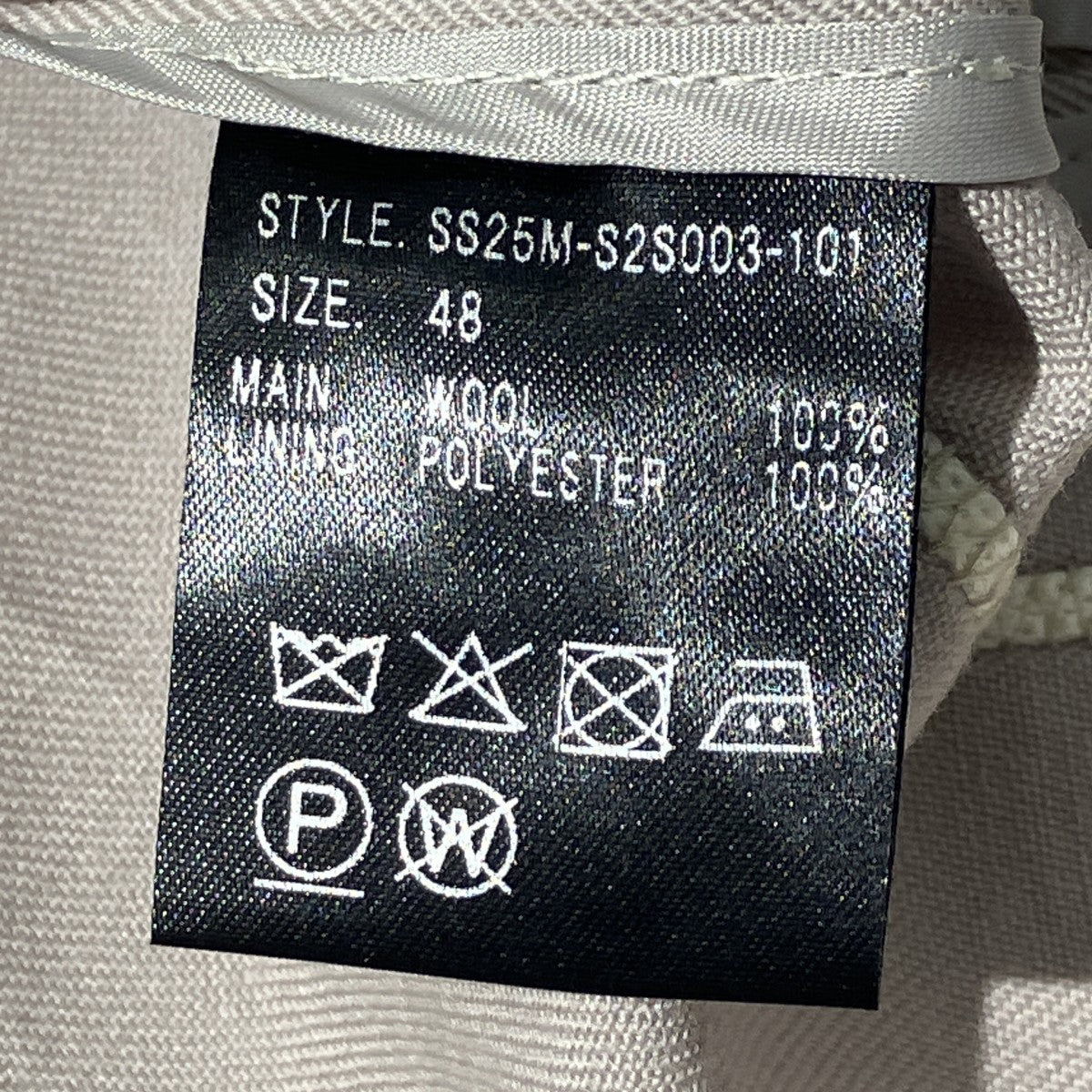 ジャケットSS25M-S2S003-101
