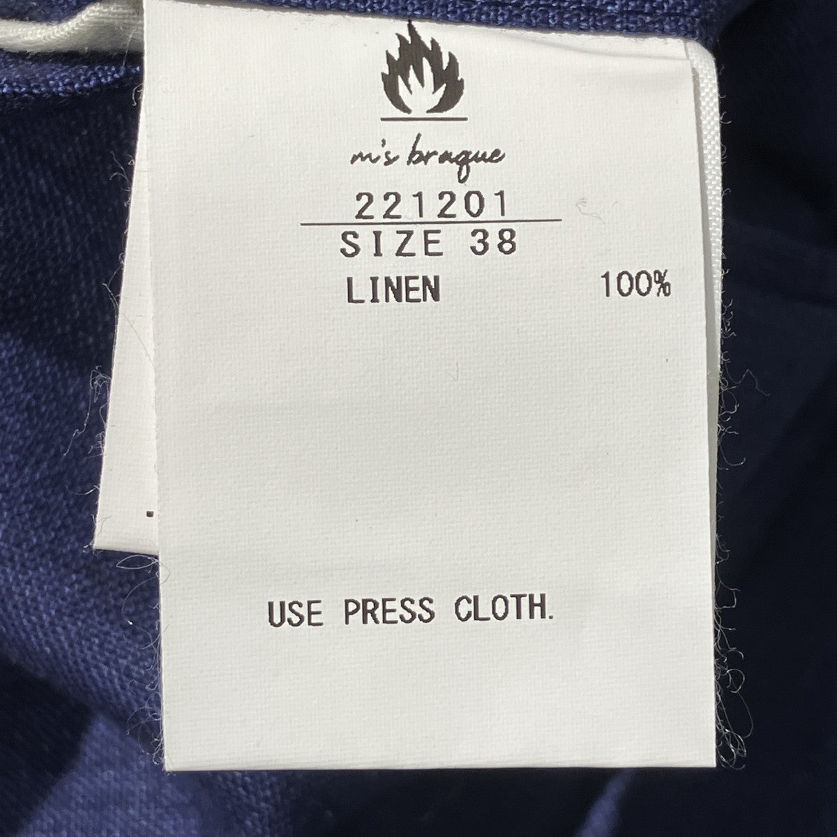 LINEN HARLEM PANTSタックパンツ221201