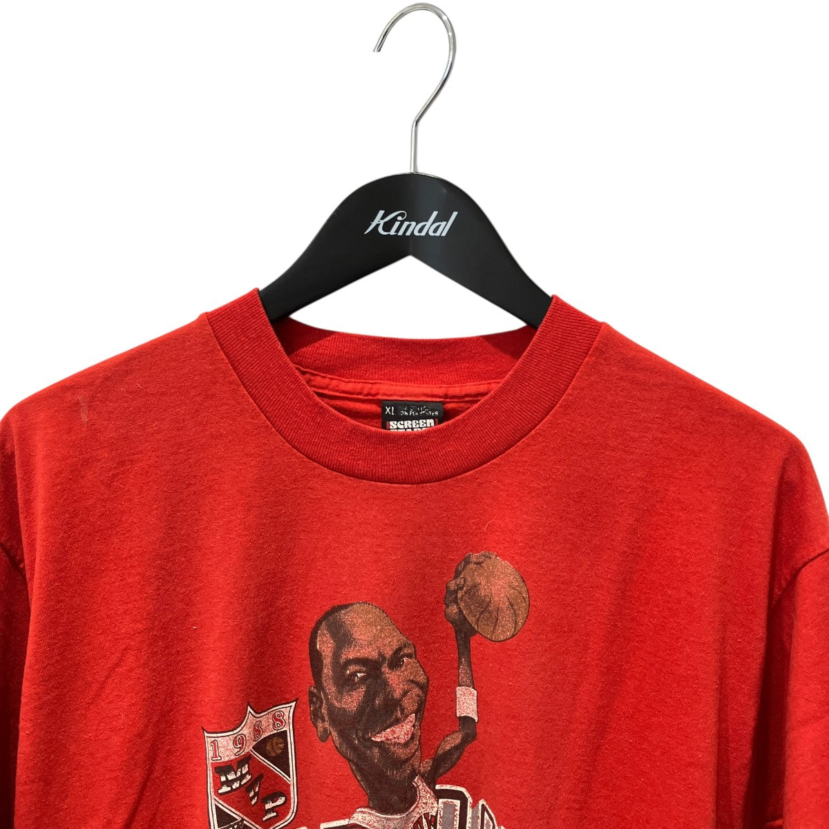 80sSCREEN STARS BESTマイケル・ジョーダン・カリカチュアTシャツ