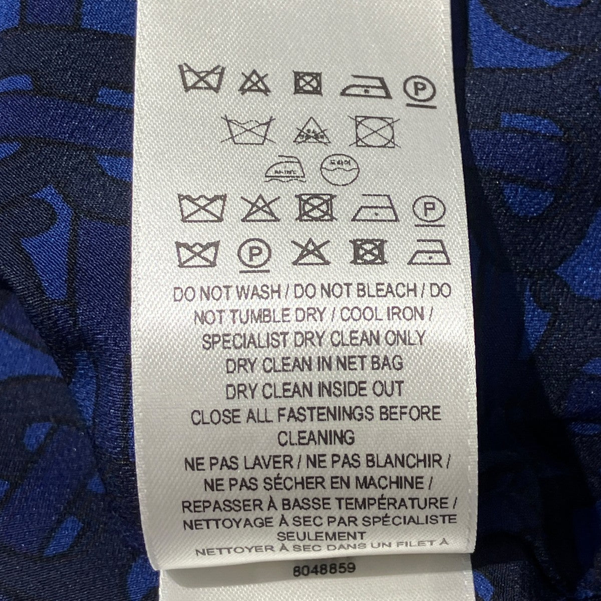 TBモノグラム柄 シルクシャツ8048859