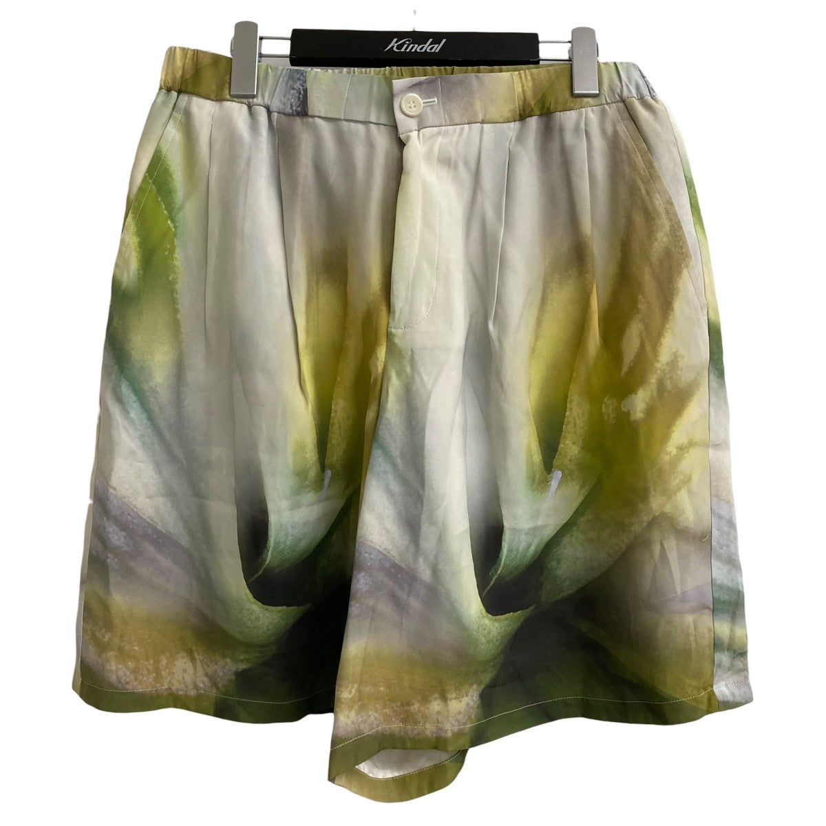 SILK ABOBE-THE KNEE SHORTSハーフパンツTA23SS-PT034