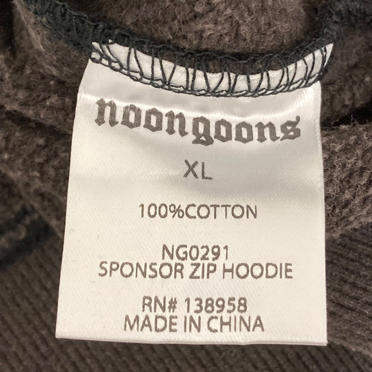SONSOR ZIP HOODIEパーカーNG0291