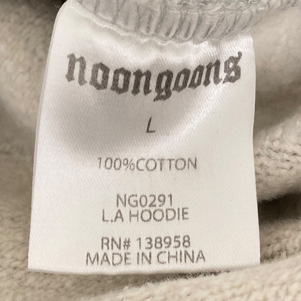 LA HOODIEスウェットNG0291