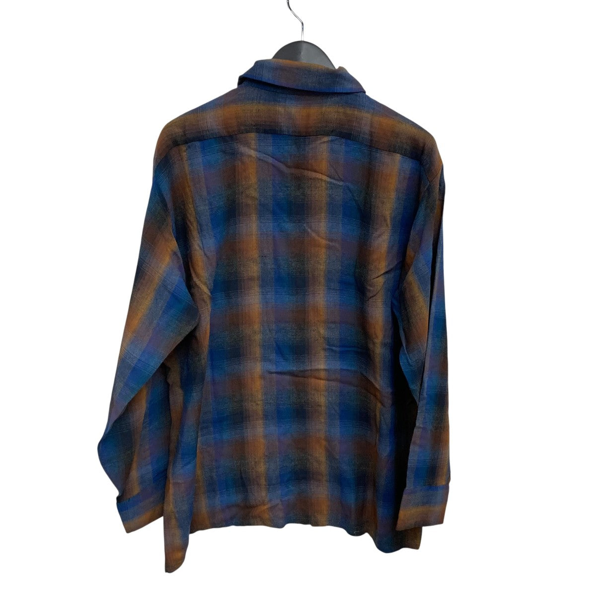 70s OMBRE CHECK RAYON SHIRTチェックシャツ9709 R10