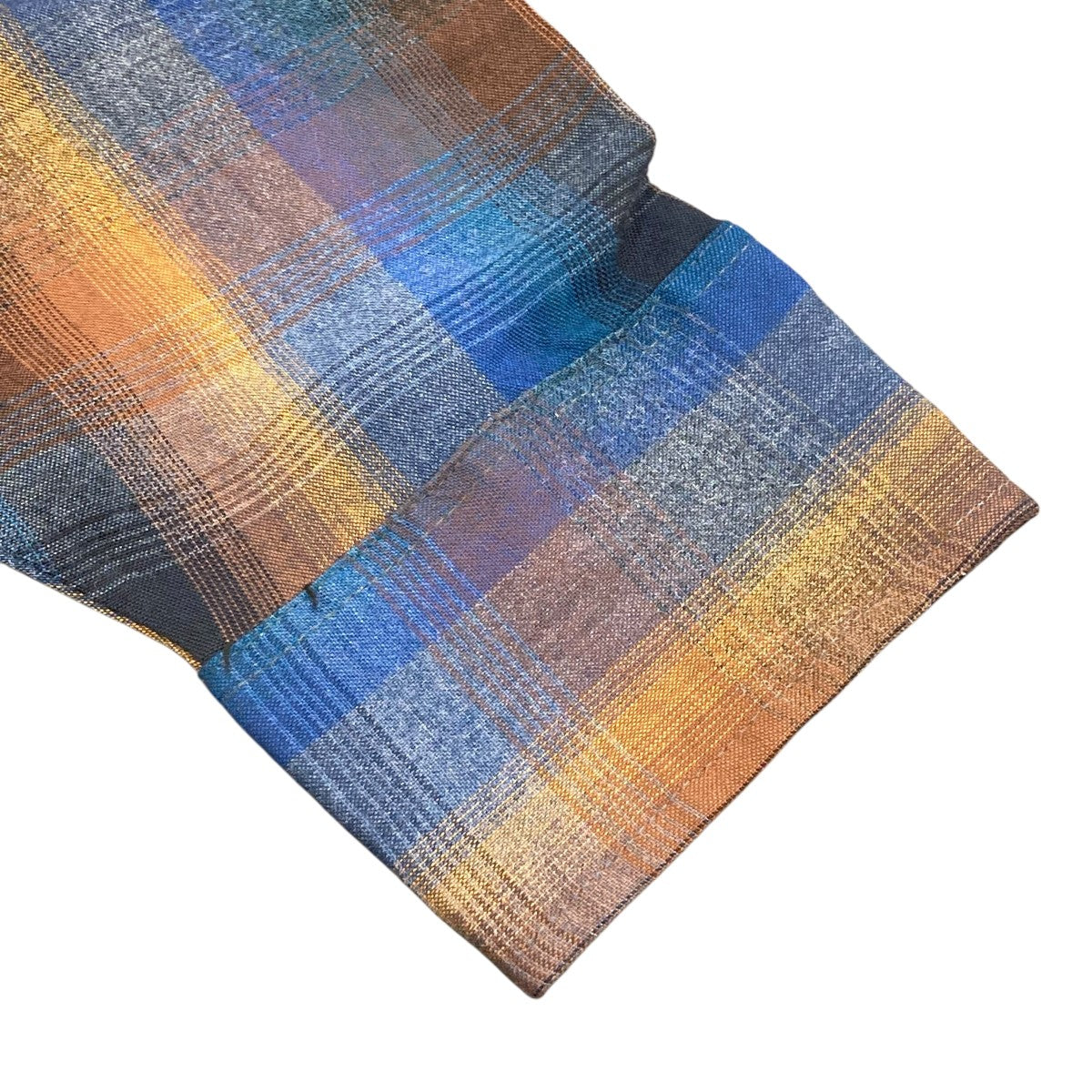 70s OMBRE CHECK RAYON SHIRTチェックシャツ9709 R10