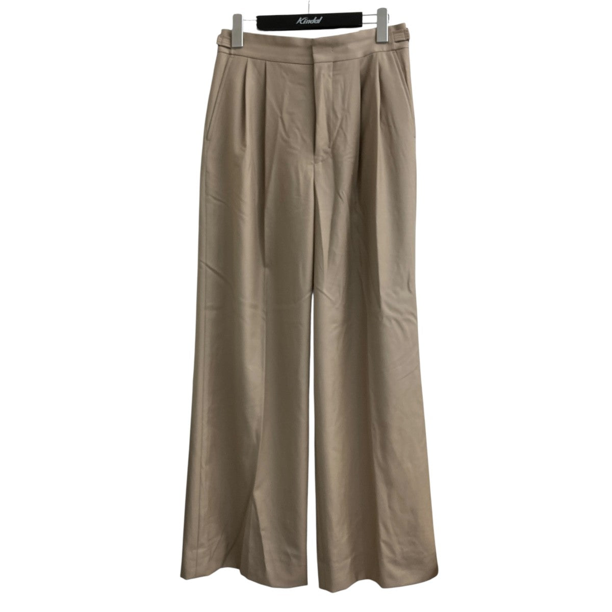 25AWウーステッドウール 2タックワイドパンツ48045404701