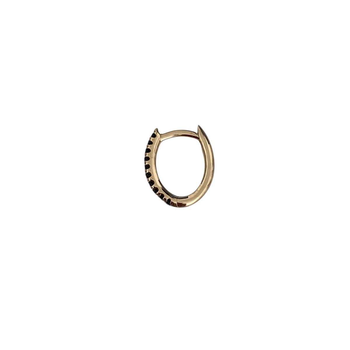 MINI OVAL HOOP 片耳ピアス