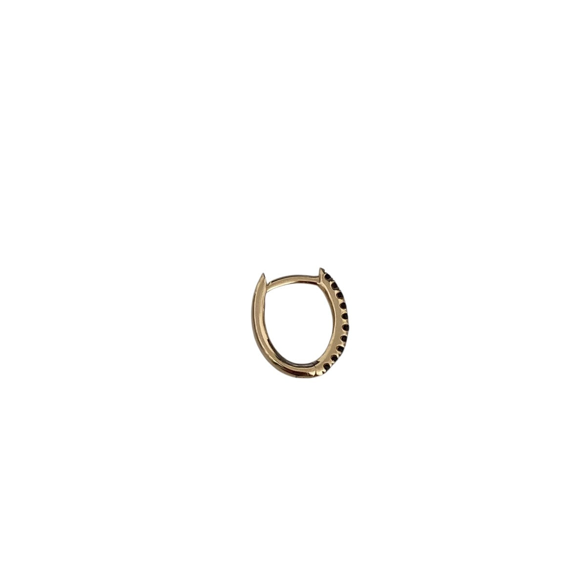 MINI OVAL HOOP 片耳ピアス