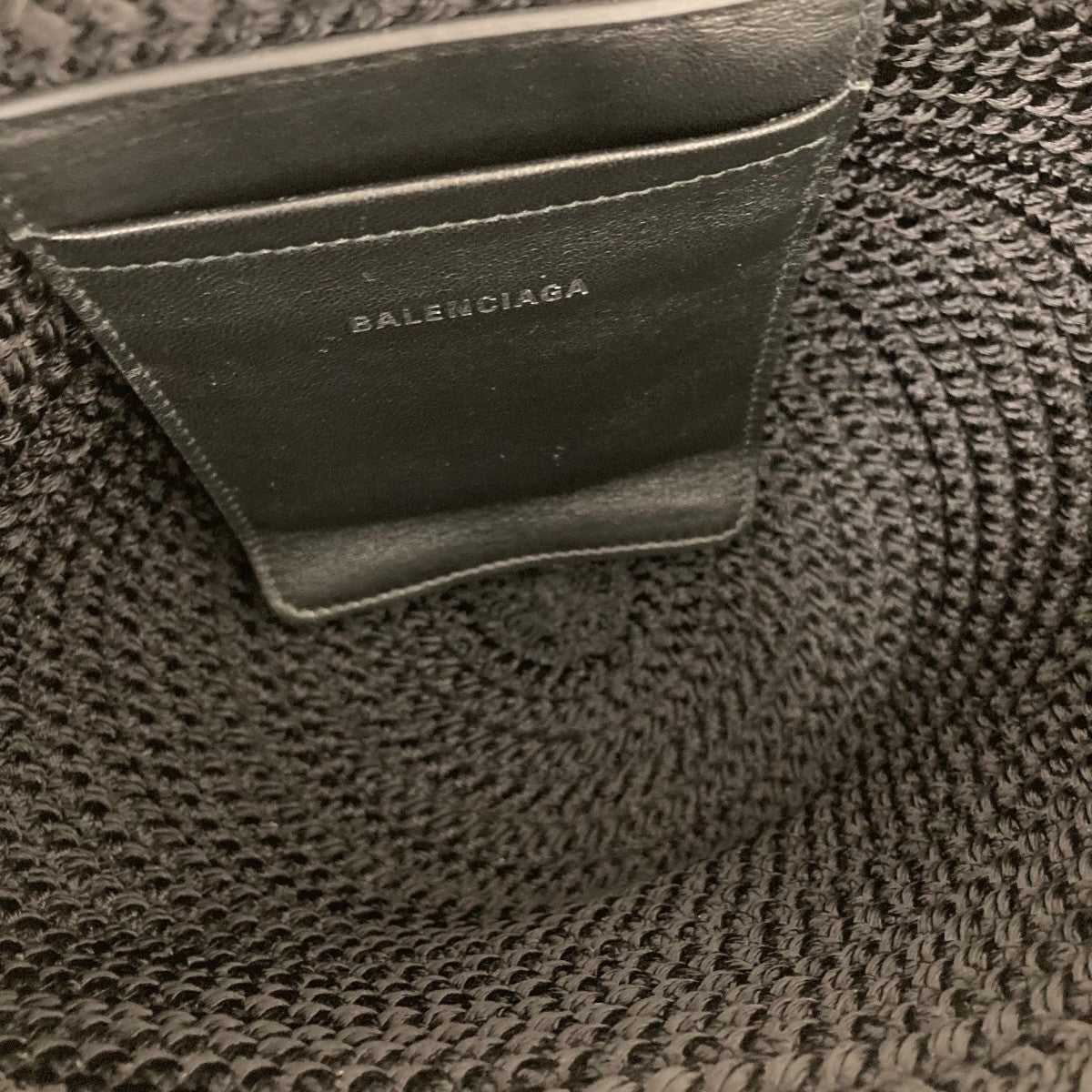 BALENCIAGA IBIZAスモールバスケットかごバッグ 古着・中古-5枚目のアイテム画像