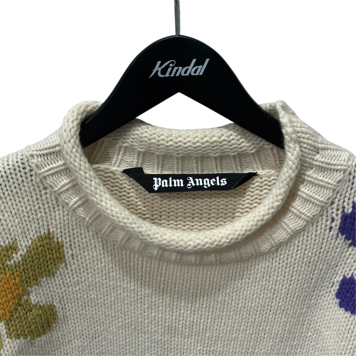 L HELLS FLOWER KNIT SWEATER長袖ニットPMHE038F22KNI001