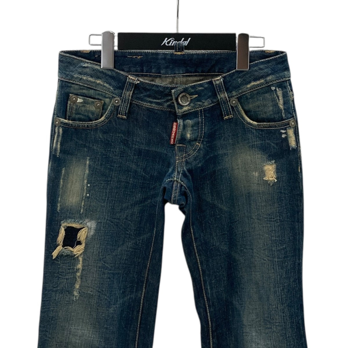 DSQUARED2 ダメージ加工デニムパンツ／ジーンズ72 LA044 古着・中古-2枚目のアイテム画像