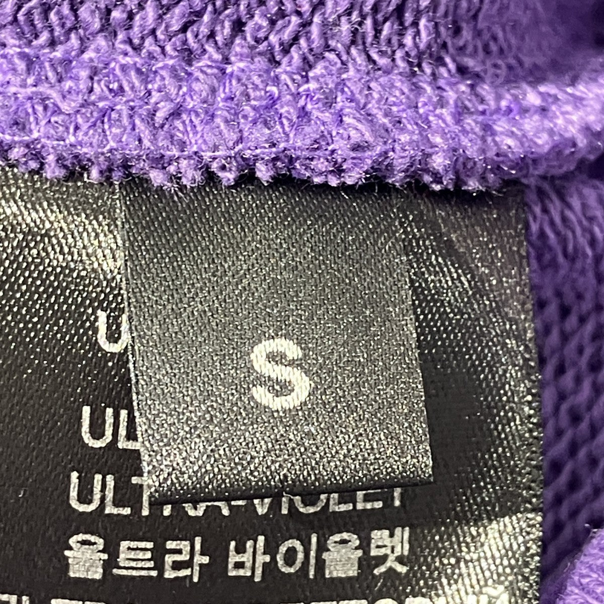 Purple hoodie with logo printフーディーUA63HD321U