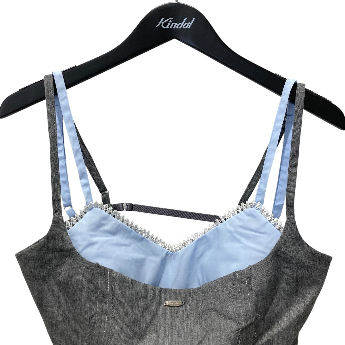 26SSSEAM FRAYED BUSTIER TOPキャミソールTD26SS-TP52