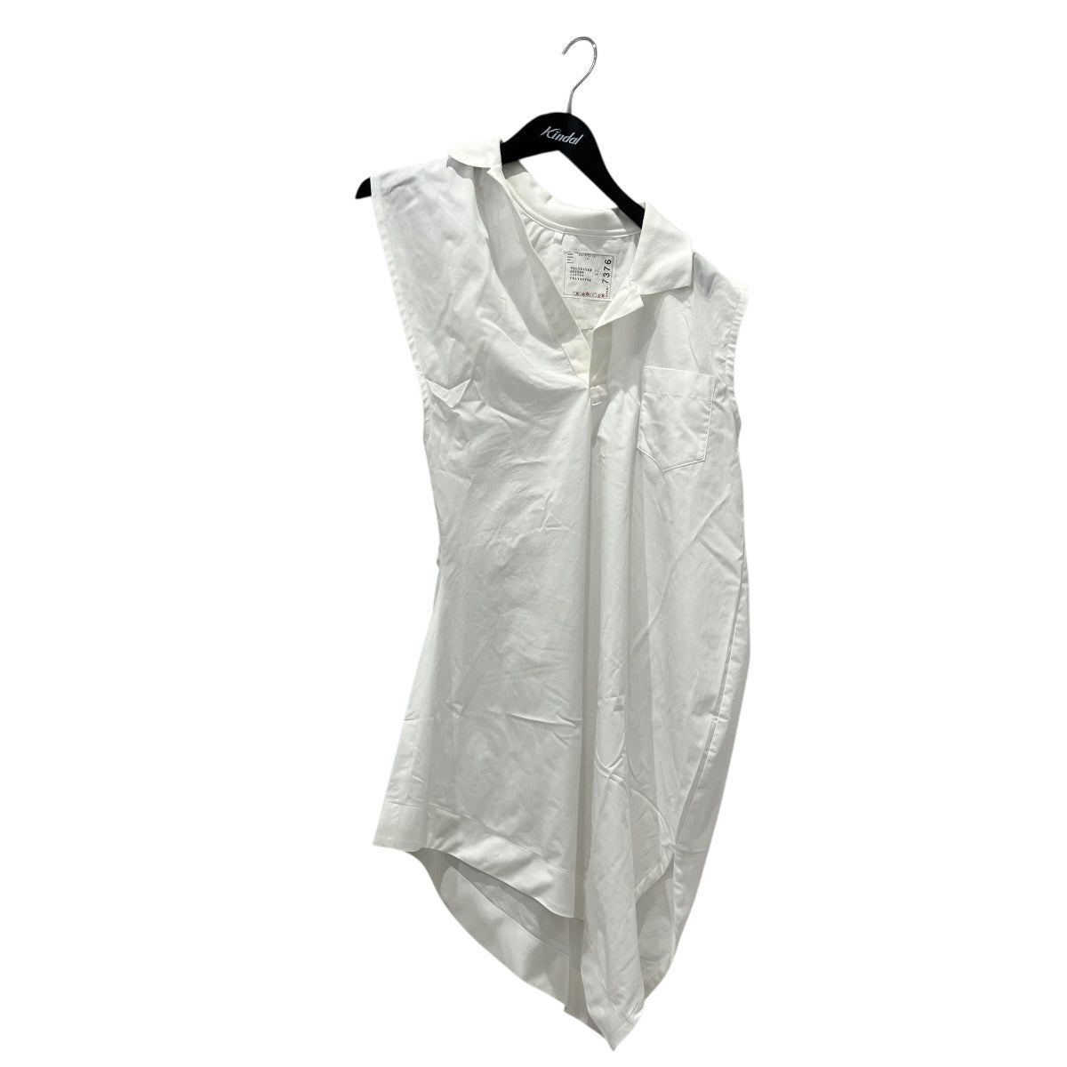 sacai 24SSCotton Poplin Polo Shirtノースリーブワンピース24-07376