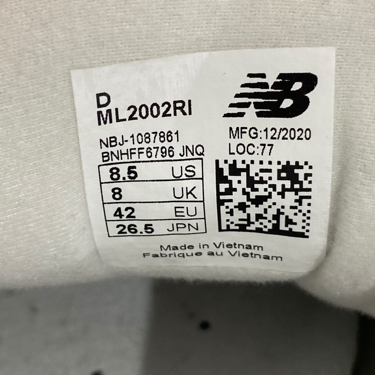ML2002RIスニーカー