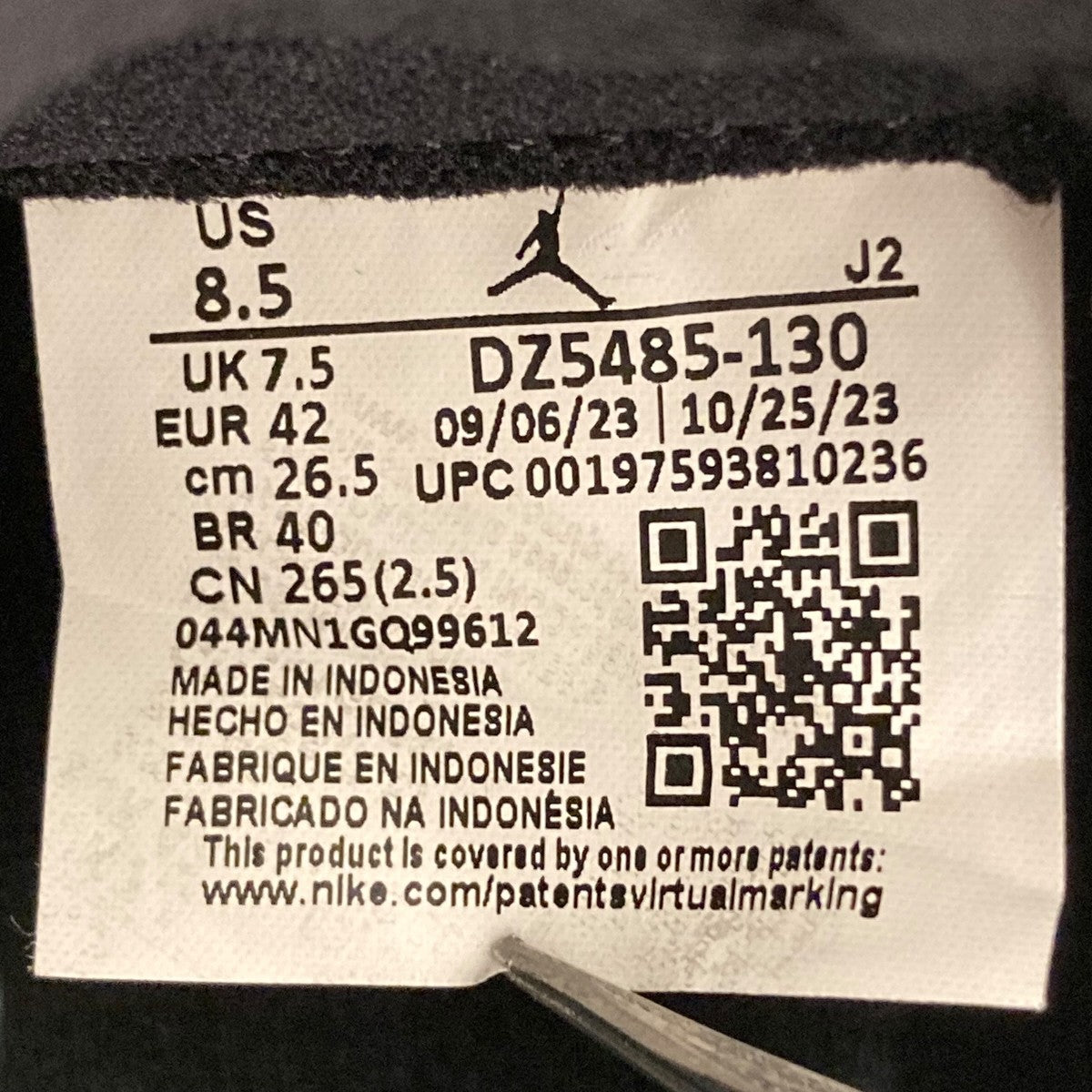 AIR JORDAN 1 RETRO HIGH OGハイカットスニーカーDZ5485-130