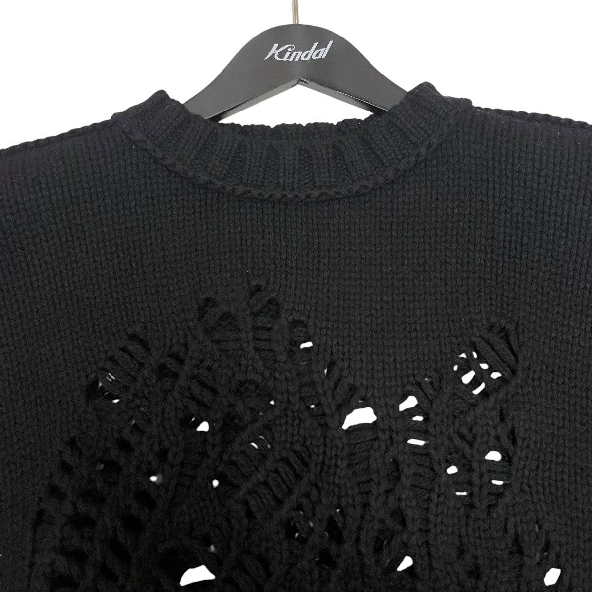 23AWEAGLE PATTERN DAMAGE KNITニット23A0130