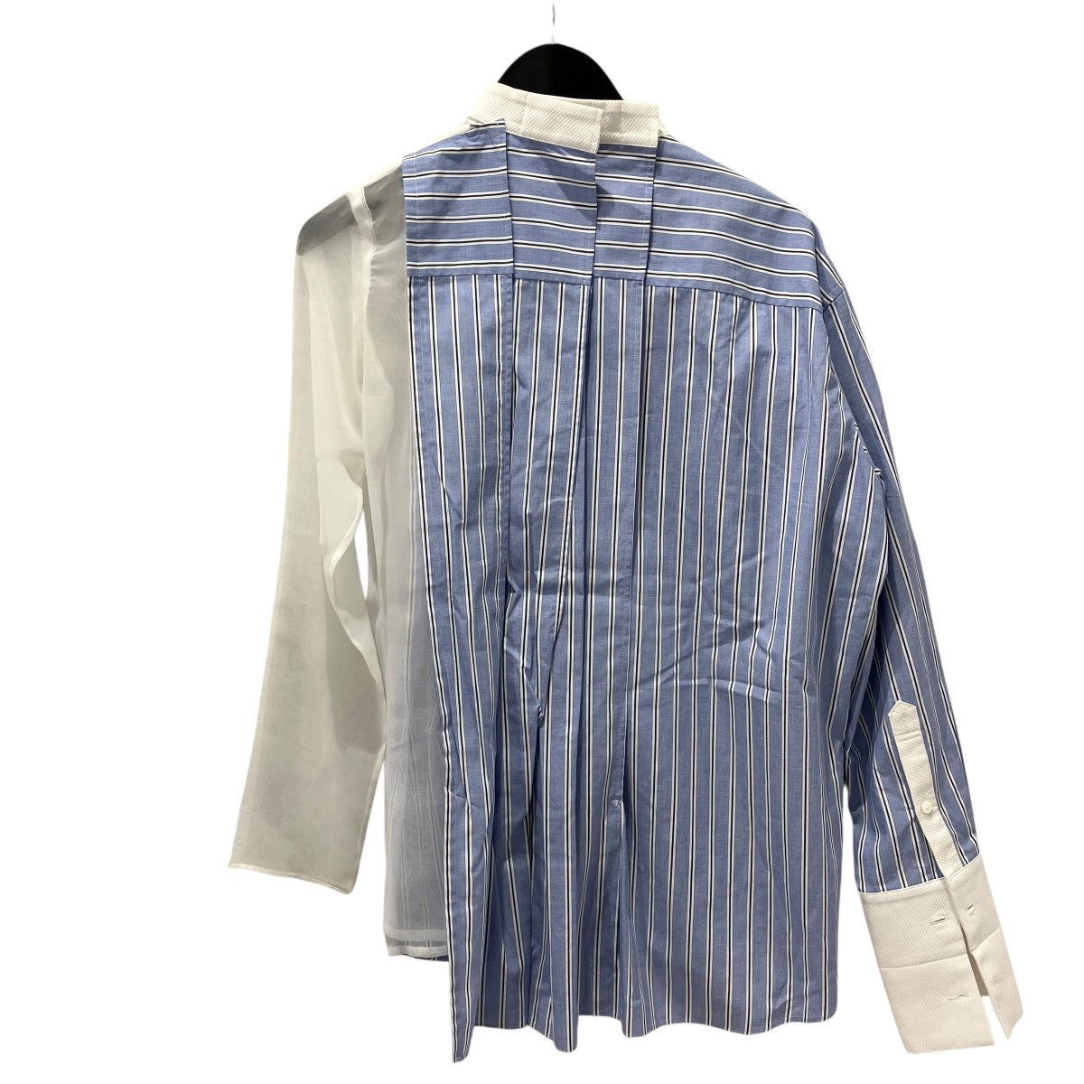 3AWChiffon Mix Cotton Poplinシャツ23-06918