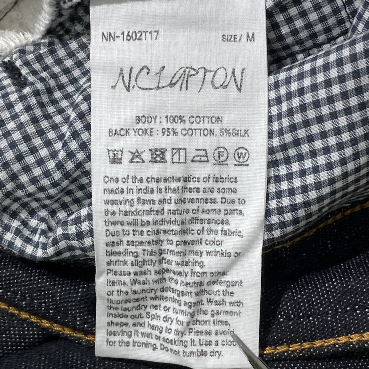 NICENESS(ナイスネス) 26SSN．CLAPTON SEMI-FLARED DENIM EASY PANTS