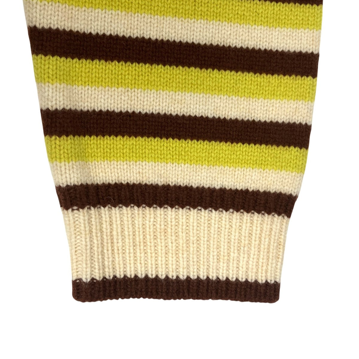 FOX HEAD INTARSIA STRIPED COMFORT JUMPER STRIPEセーターNM00802KM0329
