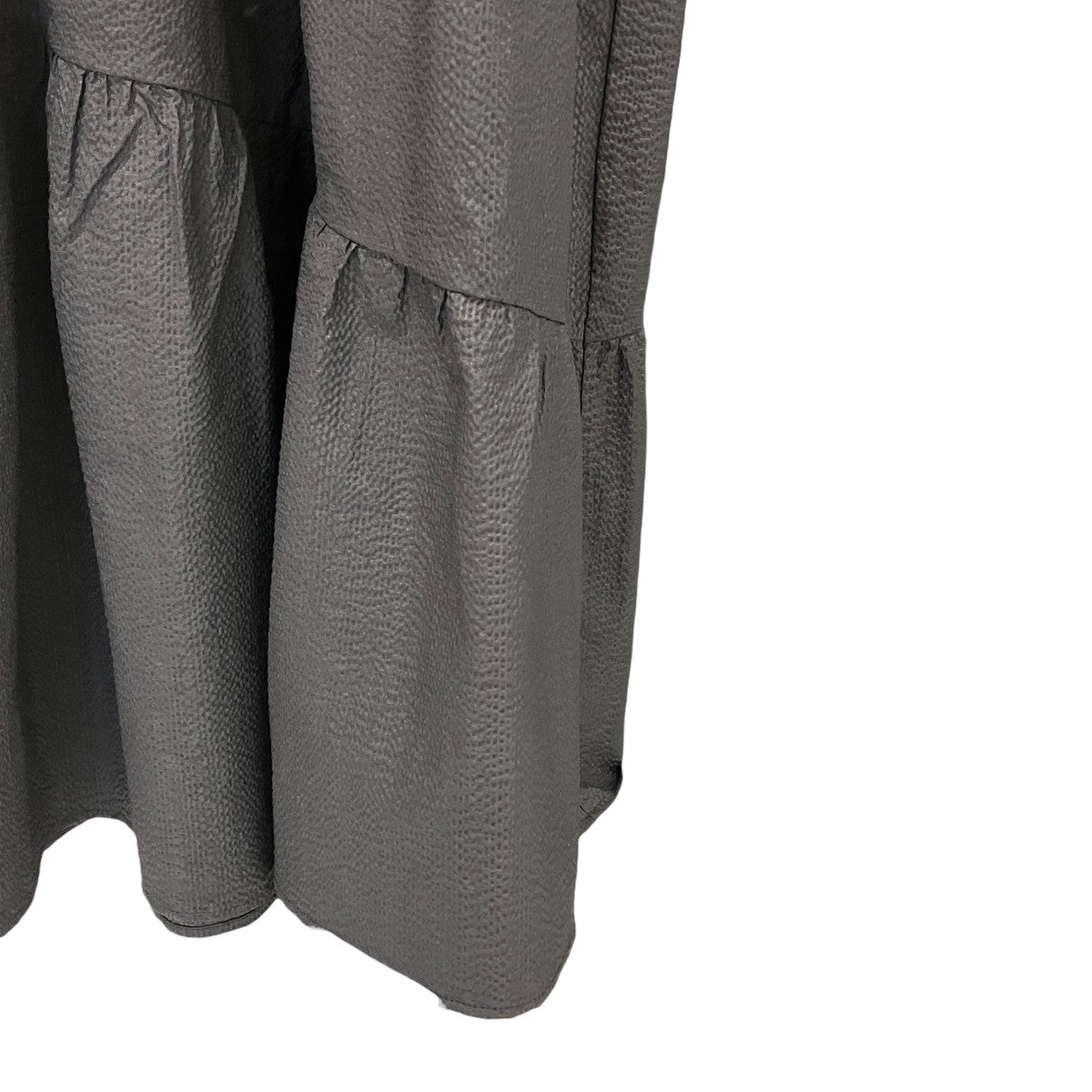 バックリボンティアードドレスパフスリーブワンピースF23SS07