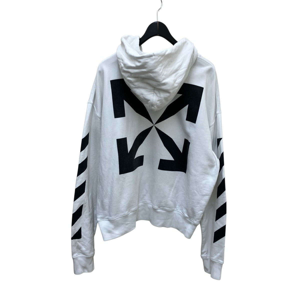OFFWHITE 21SSBLUE MONA LISA OVER HOODIEスウェットパーカーOMBB037R21FLE001 古着・中古-3枚目のアイテム画像