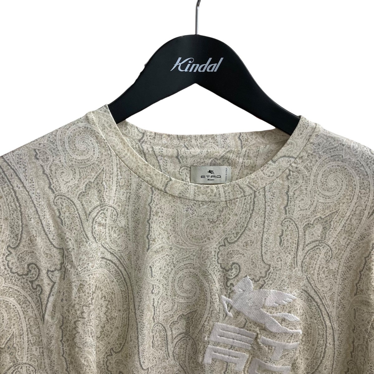 LOGO ペイズリーTシャツ