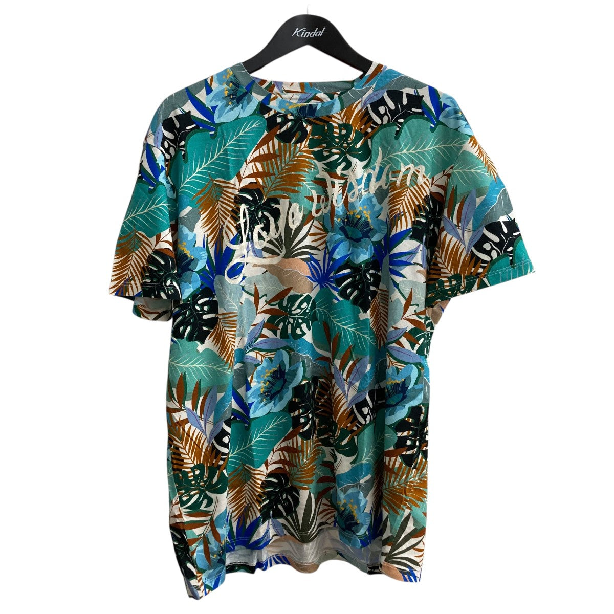 総柄 ボタニカルTシャツ