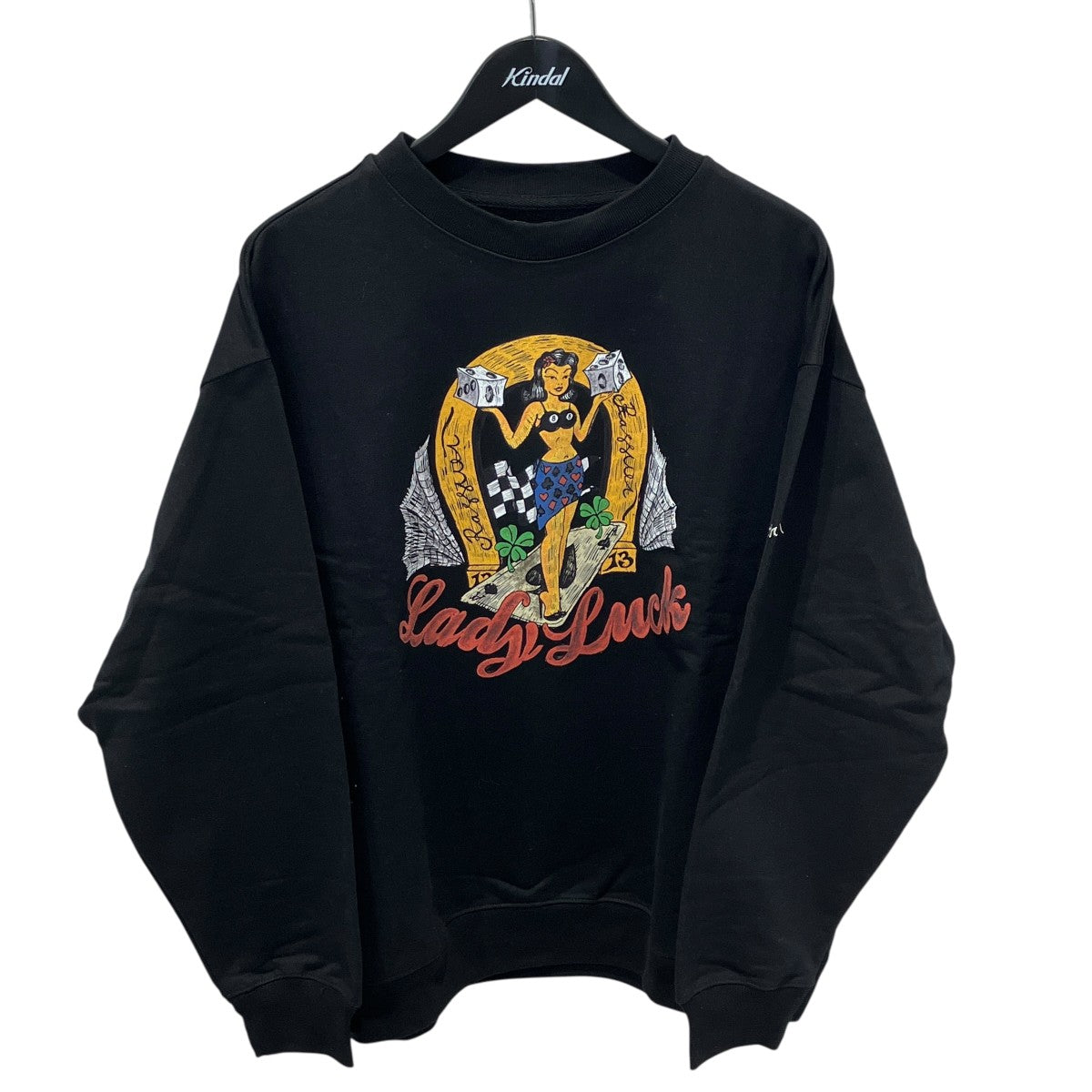 LADY LUCK CREWNECK SWEATSHIRT KNITスウェットPACC13T023-1