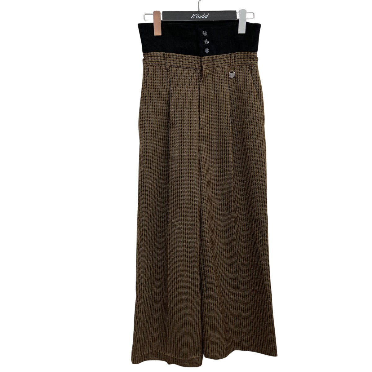 HOUNDSTOOTH STRAIGHT PANTSタックパンツ0225208250460
