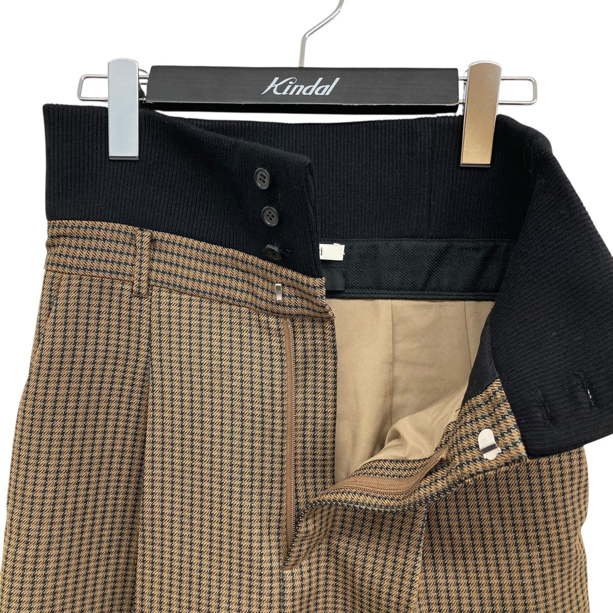 HOUNDSTOOTH STRAIGHT PANTSタックパンツ0225208250460