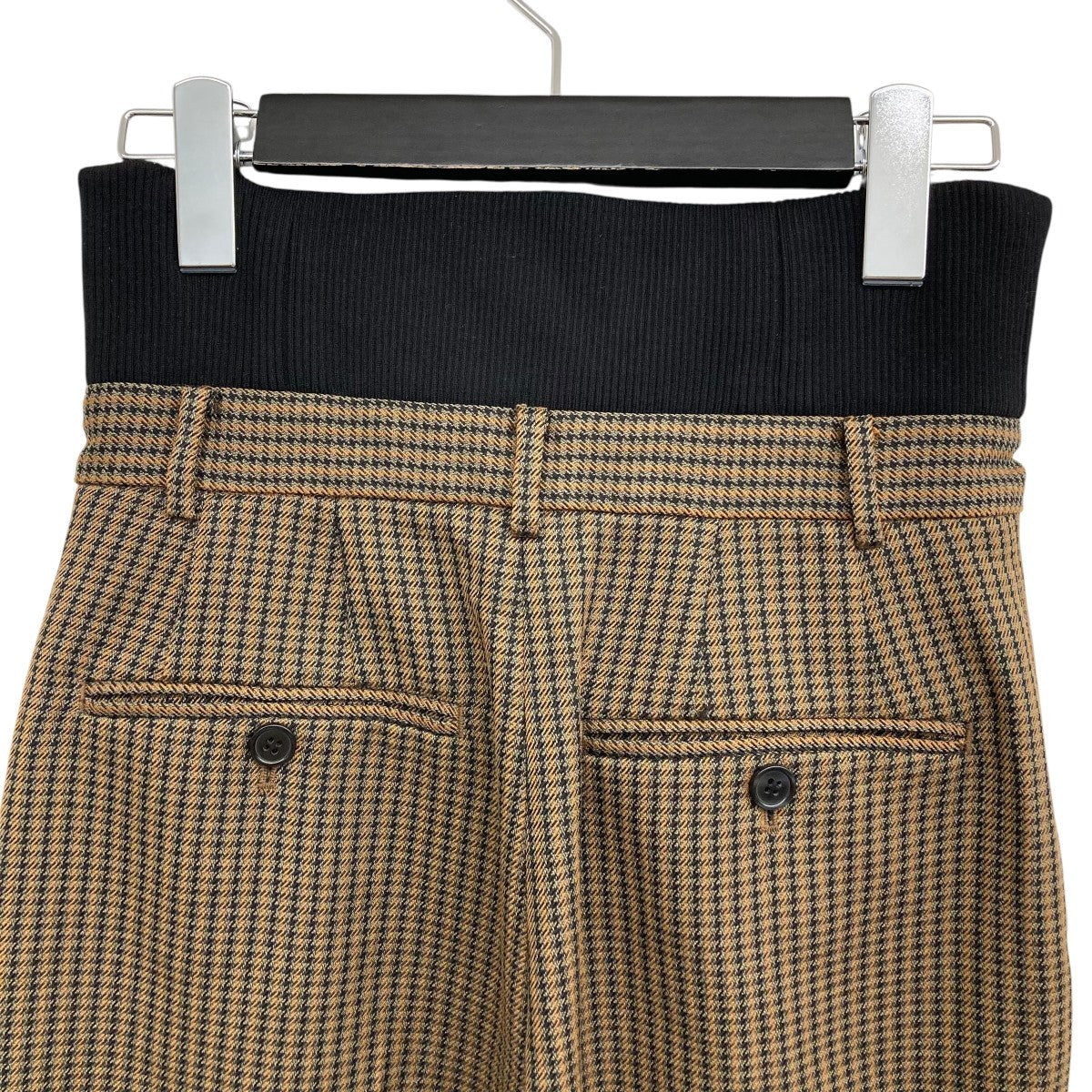 HOUNDSTOOTH STRAIGHT PANTSタックパンツ0225208250460