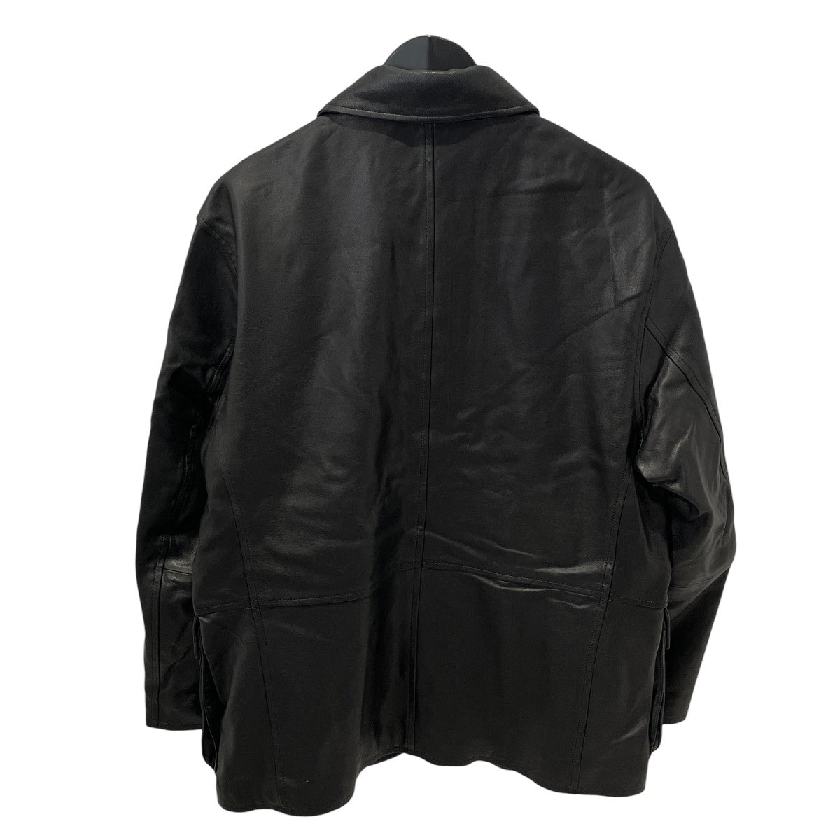 AURALEE 26SSTEXTURED LAMB LEATHER BLOUSONレザーコートA26SB01BL 古着・中古-2枚目のアイテム画像