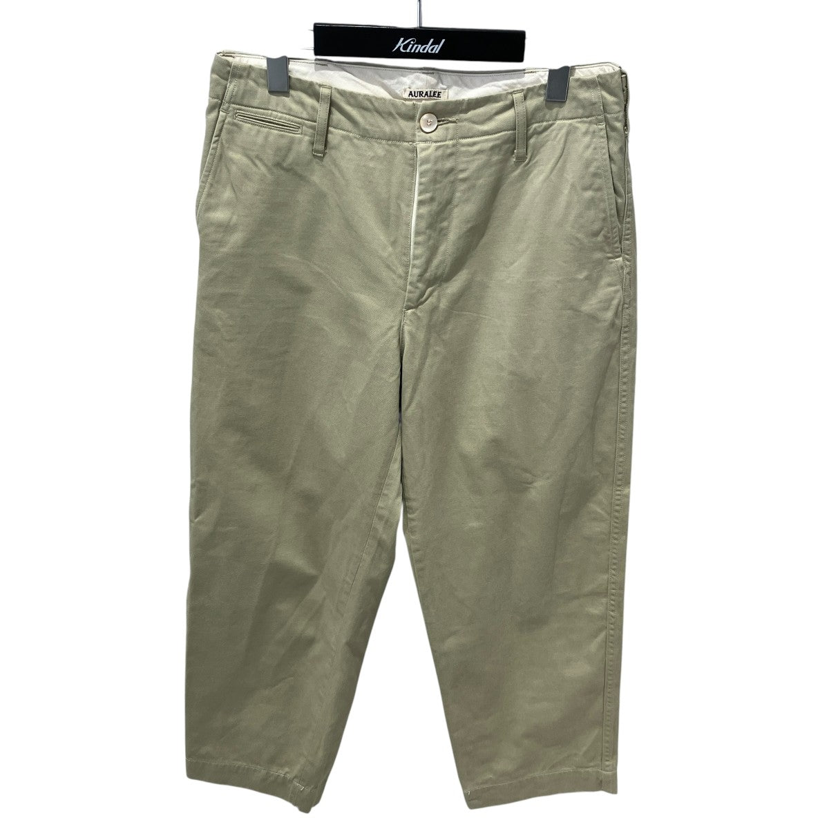 AURALEE WASHED FINX LIGHT CHINO PANTSチノパンツA21SP01FC 古着・中古-1枚目のアイテム画像