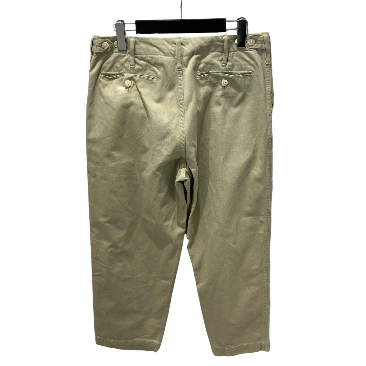 AURALEE WASHED FINX LIGHT CHINO PANTSチノパンツA21SP01FC 古着・中古-2枚目のアイテム画像