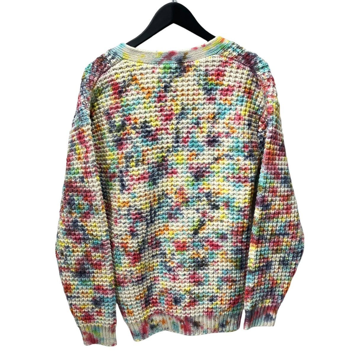 21AWWaffle Knit Cardigan Tie Dyeニットカーディガン