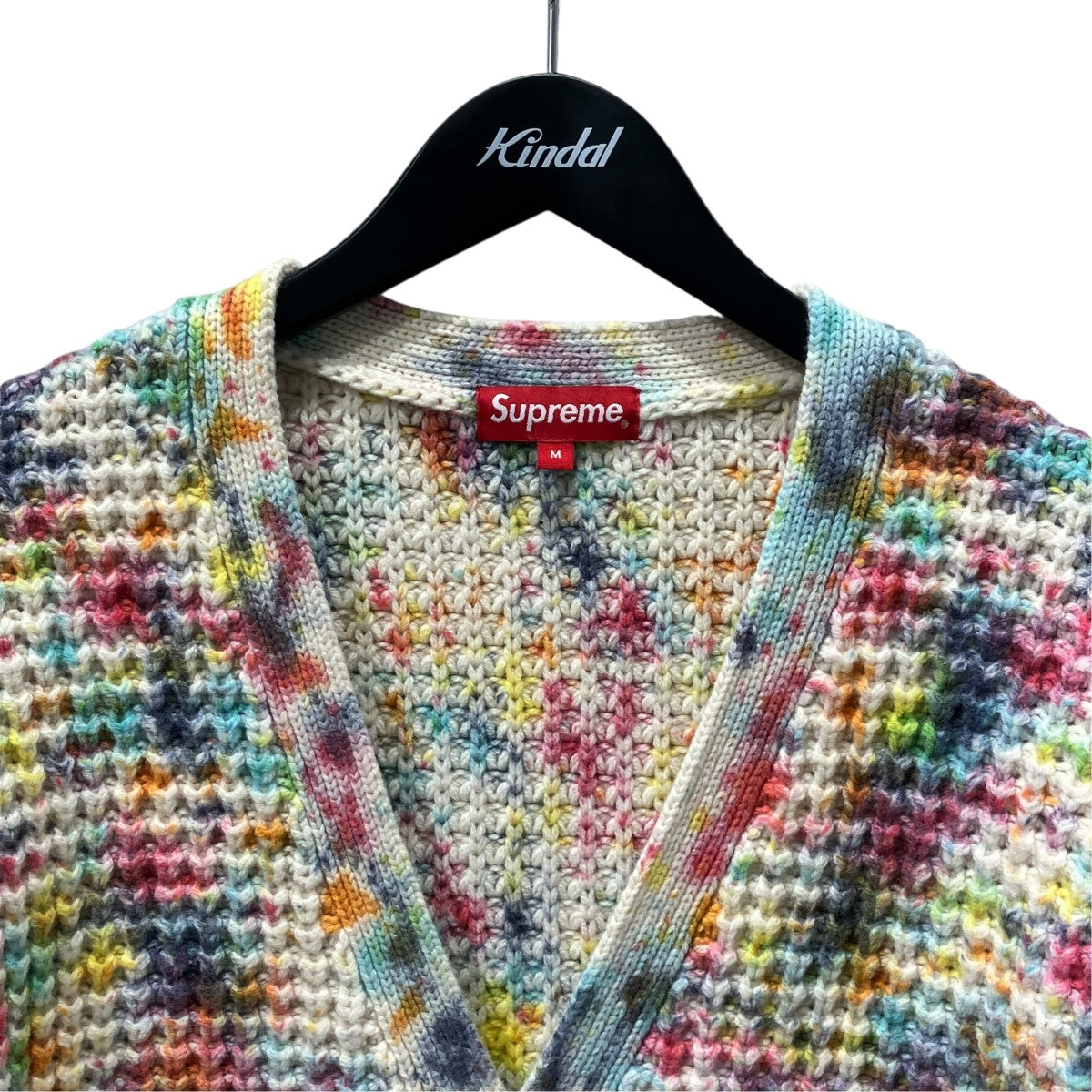 21AWWaffle Knit Cardigan Tie Dyeニットカーディガン