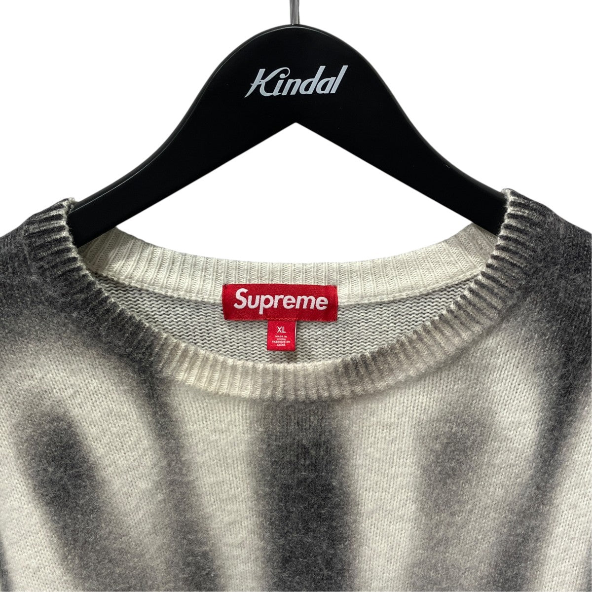 23AWBlurred Logo Sweaterウールニット