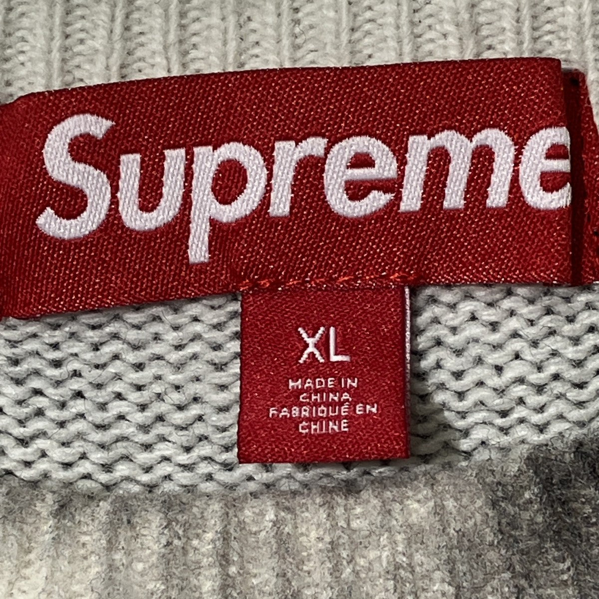 23AWBlurred Logo Sweaterウールニット