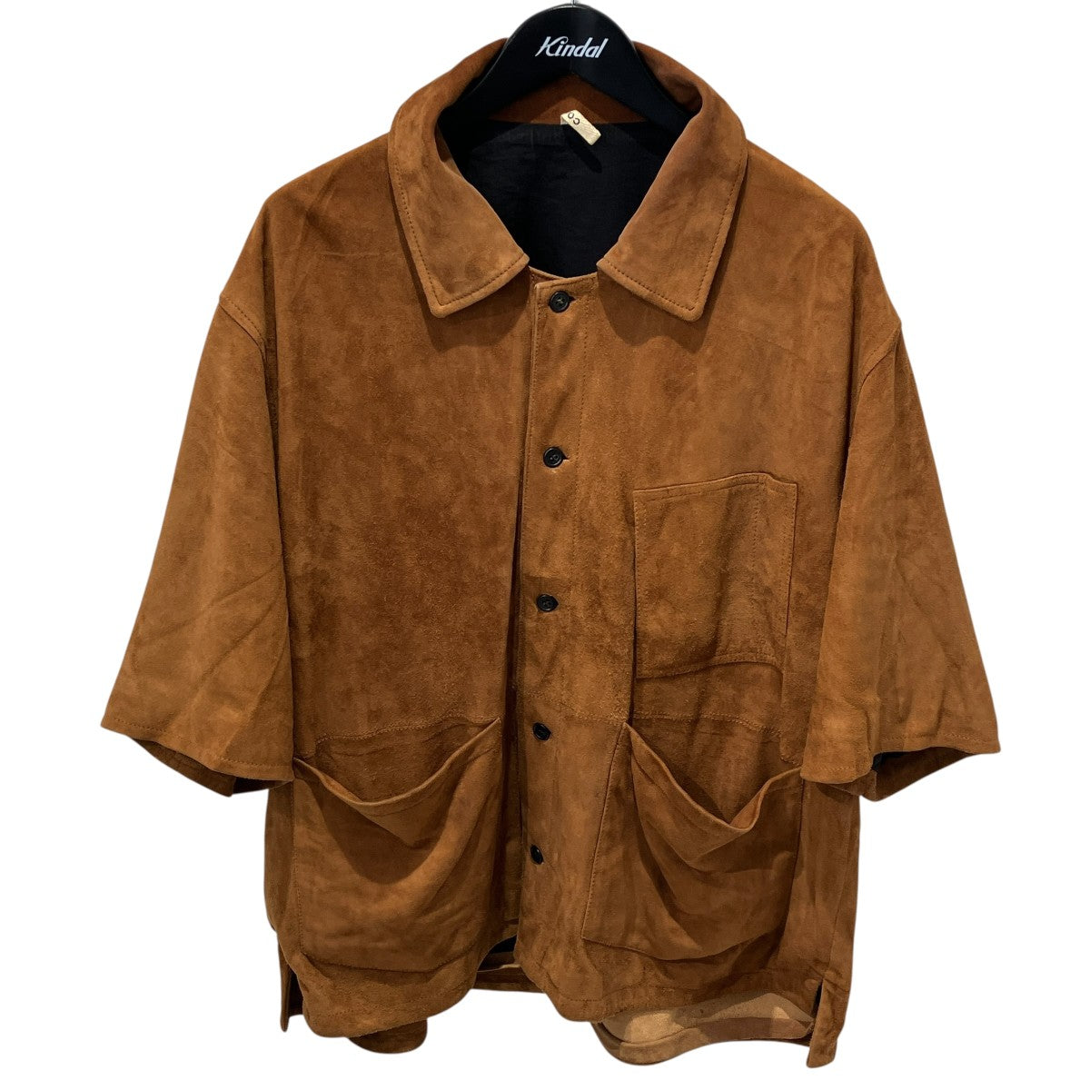 CCU スエード半袖ジャケットSH-16-SUEDE 古着・中古-1枚目のアイテム画像