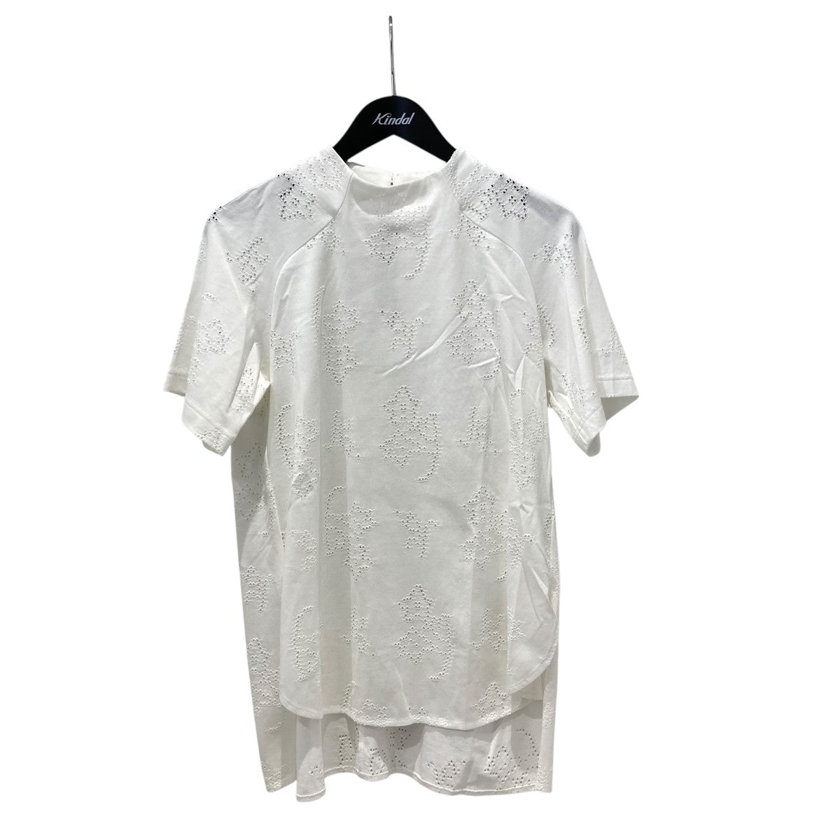 Eyelet Jersey Jacquard Top半袖カットソーMM25SS-JS071