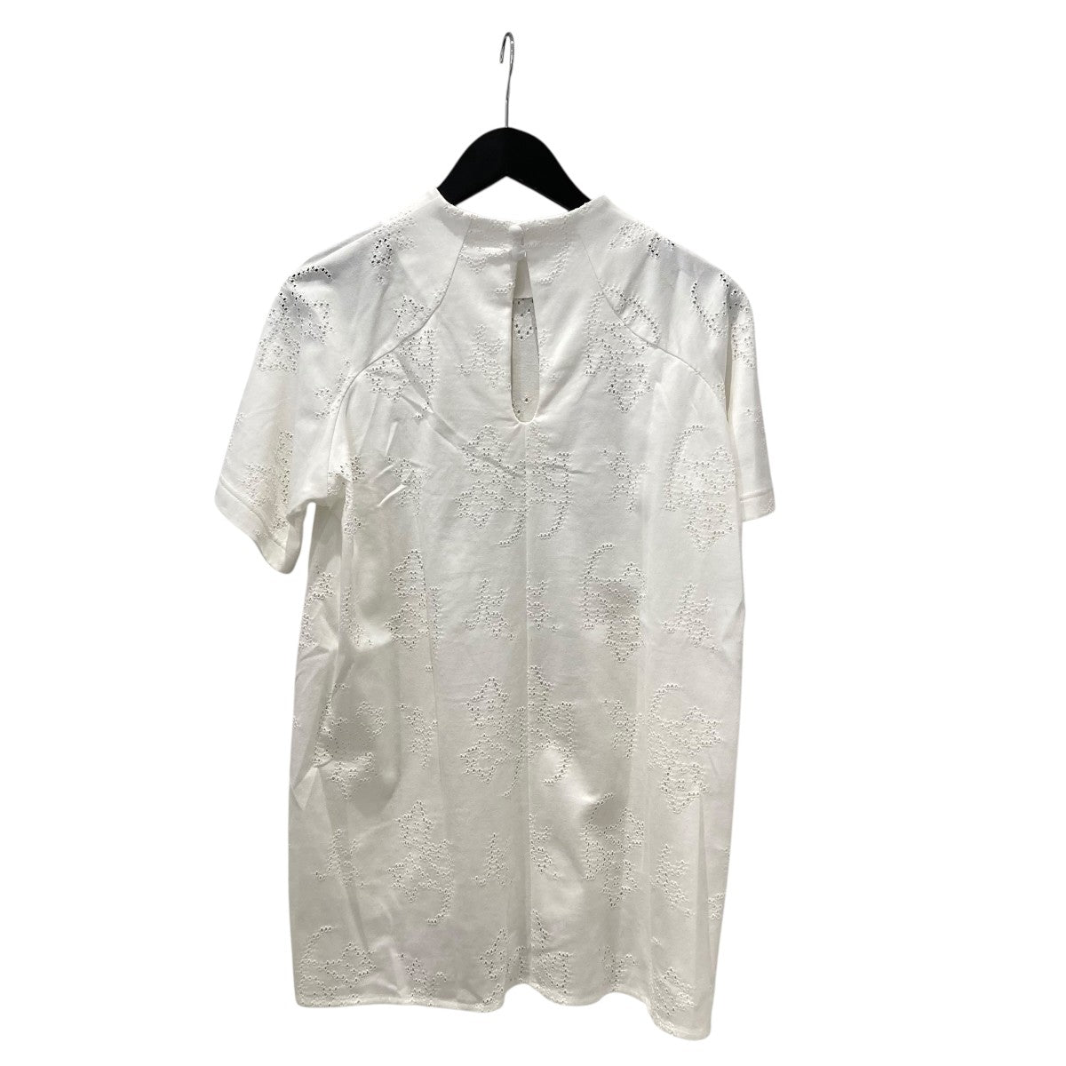 mame kurogouchi(マメクロゴウチ) Eyelet Jersey Jacquard Top半袖