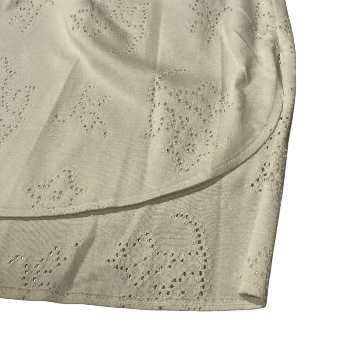 Eyelet Jersey Jacquard Top半袖カットソーMM25SS-JS071