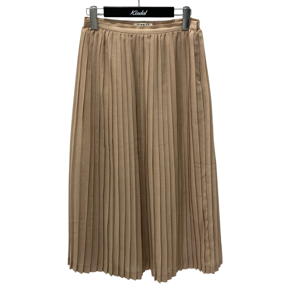 19AWWool Polyester Sheacross Pleated SkirtプリーツスカートA9AS02RM