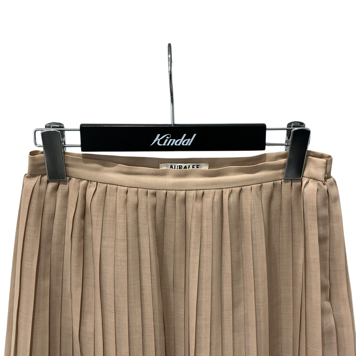 19AWWool Polyester Sheacross Pleated SkirtプリーツスカートA9AS02RM