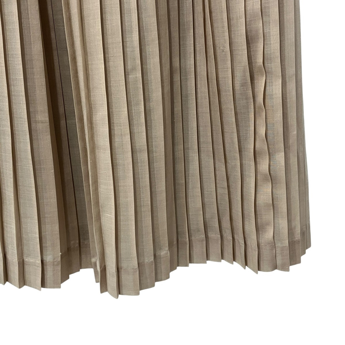 19AWWool Polyester Sheacross Pleated SkirtプリーツスカートA9AS02RM
