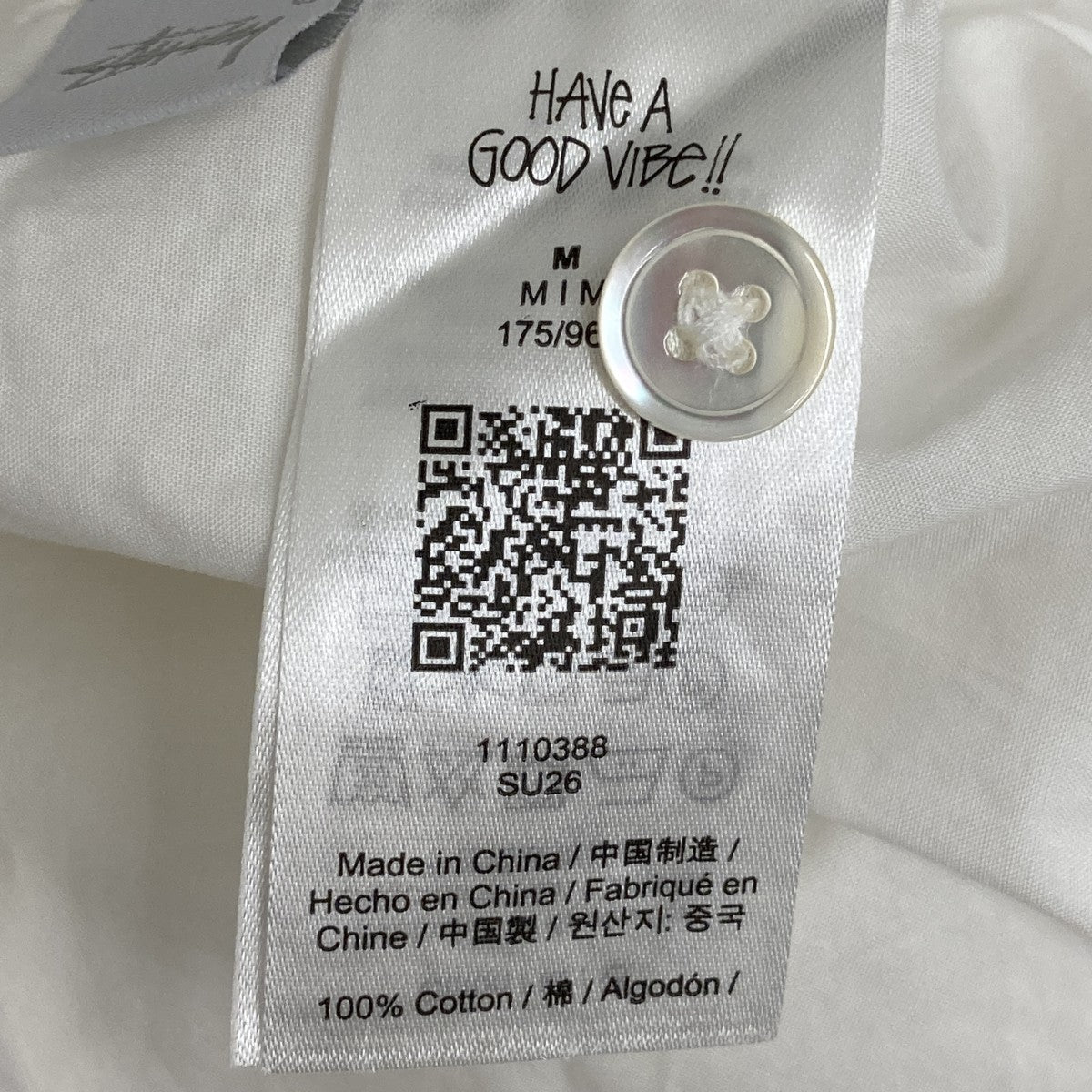 26SS1110388 STANDARD SHIRT長袖シャツ