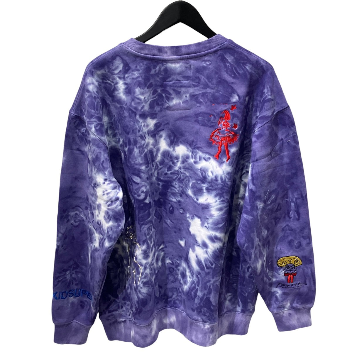 Dyed crewneck purpleスウェットL-659806551164