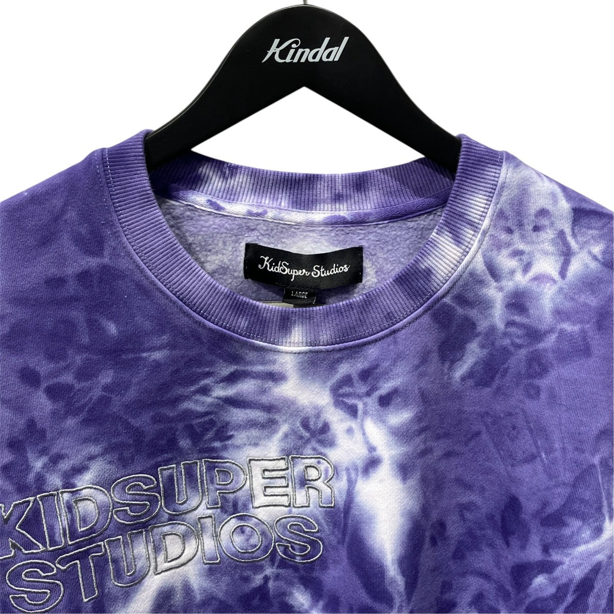 Dyed crewneck purpleスウェットL-659806551164